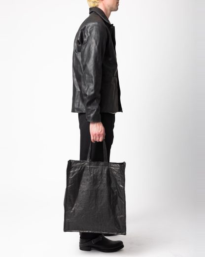 ADICIANNOVEVENTITRE A1923 AUGUSTA Tote Bag tasche memory calf leather black hide m 6