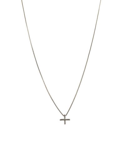 MA+ Maurizio Amadei AC60:C Cross Pendant Necklace Halskette 925 sterling silver hide m 1