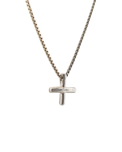 MA+ Maurizio Amadei AC60:C Cross Pendant Necklace Halskette 925 sterling silver hide m 2