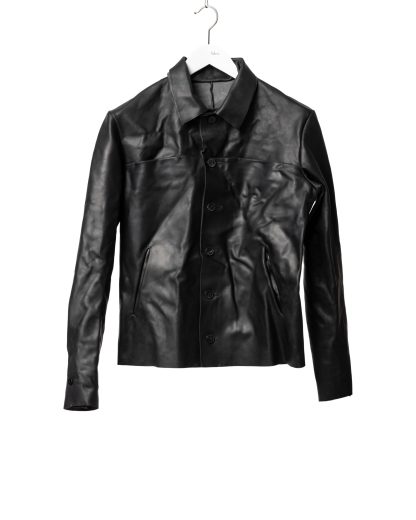 MA+ Maurizio Amadei macross J250 VA 1.0 Men Trucker Jacket Herren Jacke leder vachetta cow leather black hide m 1