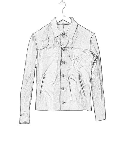 MA+ Maurizio Amadei macross J250 VA 1.0 Men Trucker Jacket Herren Jacke leder vachetta cow leather black hide m 2