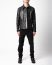 MA+ Maurizio Amadei macross J250 VA 1.0 Men Trucker Jacket Herren Jacke leder vachetta cow leather black hide m 3