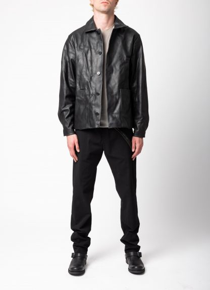 MA+ Maurizio Amadei macross J46 VA 10 Men 4 Pocket Square Jacket Herren Jacke leder vachetta cow leather black hide m 3