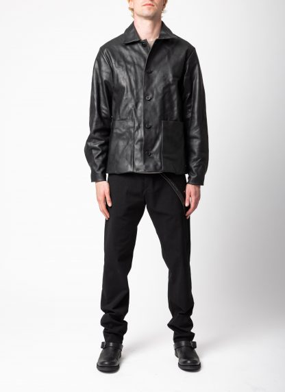 MA+ Maurizio Amadei macross J46 VA 10 Men 4 Pocket Square Jacket Herren Jacke leder vachetta cow leather black hide m 4