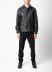 MA+ Maurizio Amadei macross J46 VA 10 Men 4 Pocket Square Jacket Herren Jacke leder vachetta cow leather black hide m 4