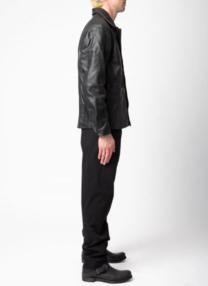 MA+ Maurizio Amadei macross J46 VA 10 Men 4 Pocket Square Jacket Herren Jacke leder vachetta cow leather black hide m 6
