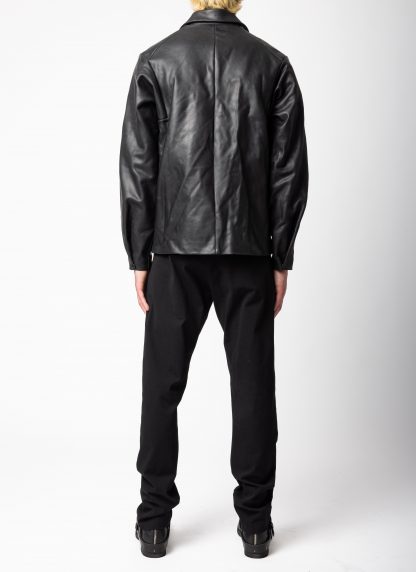 MA+ Maurizio Amadei macross J46 VA 10 Men 4 Pocket Square Jacket Herren Jacke leder vachetta cow leather black hide m 7