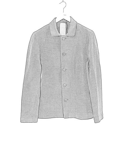 BIEK VERSTAPPEN CO10A M Men Workers Jacket herren jacke hand dyed belgian linen dark grey hide m 2