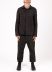 BIEK VERSTAPPEN CO10A M Men Workers Jacket herren jacke hand dyed belgian linen dark grey hide m 4