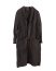 BIEK VERSTAPPEN COBL02 M Shawl Collar Coat Men Herren Mantel hand dyed belgian linen dark grey hide m 1