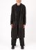 BIEK VERSTAPPEN COBL02 M Shawl Collar Coat Men Herren Mantel hand dyed belgian linen dark grey hide m 3