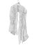 BIEK VERSTAPPEN FWS Felted Scarf hand dyed wool grey hide m 2