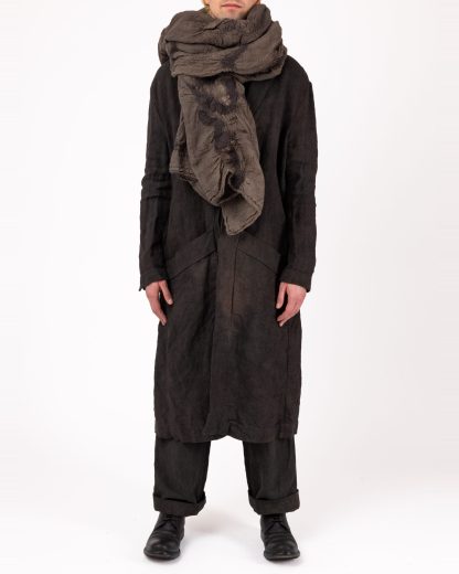 BIEK VERSTAPPEN FWS Felted Scarf hand dyed wool grey hide m 3