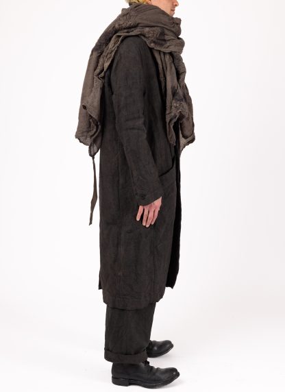 BIEK VERSTAPPEN FWS Felted Scarf hand dyed wool grey hide m 4