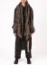 BIEK VERSTAPPEN FWS Felted Scarf hand dyed wool grey hide m 5