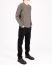LABEL UNDER CONSTRUCTION 48YSW290 CAS1 GG Men Crew Neck Arched Shoulder Sweater Herren Pulli Pullover cashmere grey green hide m 4