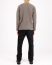 LABEL UNDER CONSTRUCTION 48YSW290 CAS1 GG Men Crew Neck Arched Shoulder Sweater Herren Pulli Pullover cashmere grey green hide m 6