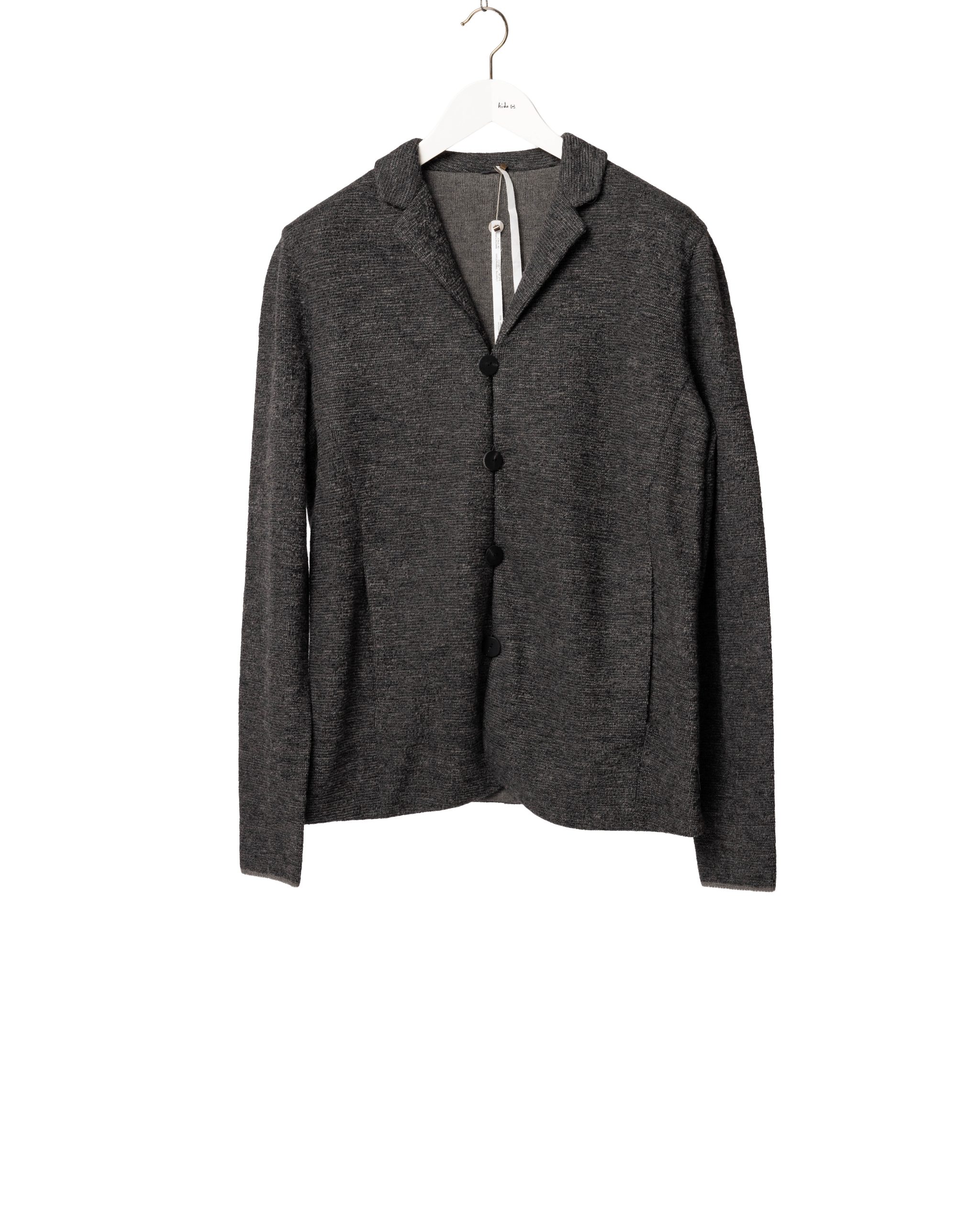 LABEL UNDER CONSTRUCTION CJC380 T39 MD BK Men 4 Button Jacket Herren Jacke baby alpaca cashmere silk black hide m 1