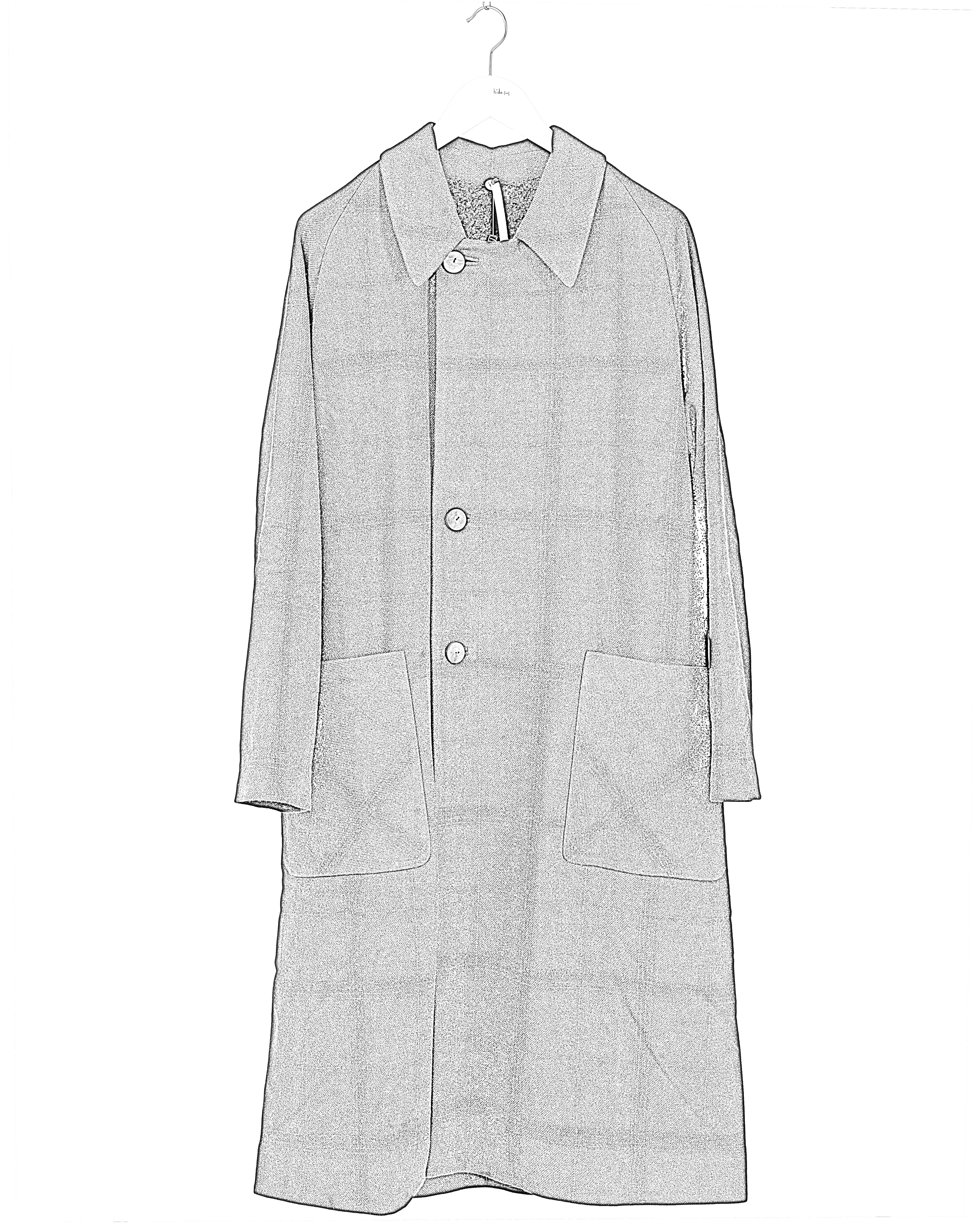 LABEL UNDER CONSTRUCTION FTR363HD FC28AST BK BK Men Trench Coat Herren Mantel wool black hide m 2