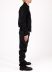 LEON EMANUEL BLANCK DIS M BMB 01 Men Distortion Bomber Jacket Herren Jacke wool cashmere black hide m 7