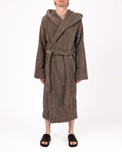 RICK OWENS RH0000002 SPOL 34 Tower Men Bathrobe Herren Bademantel cotton dust hide m 3