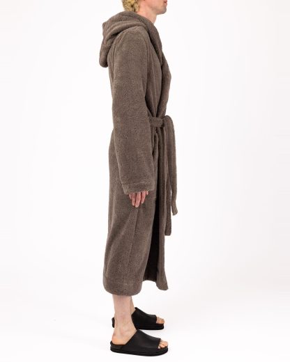 RICK OWENS RH0000002 SPOL 34 Tower Men Bathrobe Herren Bademantel cotton dust hide m 5