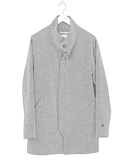 XARIS PROJECT XCTM01 JDC Medium Coat Men Herren Mantel wool tweed earthen hide m 2