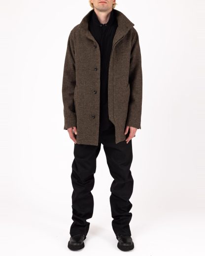XARIS PROJECT XCTM01 JDC Medium Coat Men Herren Mantel wool tweed earthen hide m 3