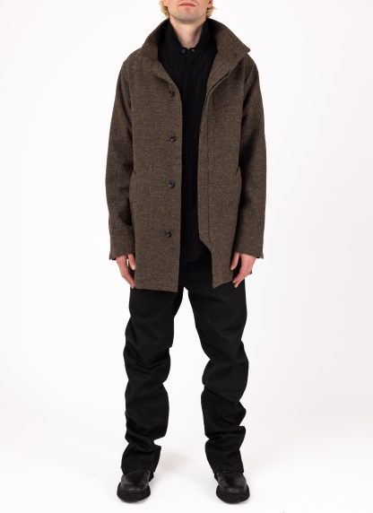 XARIS PROJECT XCTM01 JDC Medium Coat Men Herren Mantel wool tweed earthen hide m 3