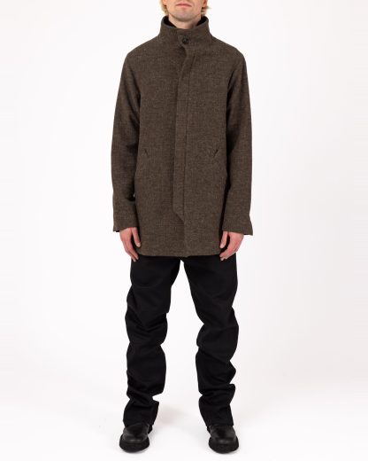 XARIS PROJECT XCTM01 JDC Medium Coat Men Herren Mantel wool tweed earthen hide m 5