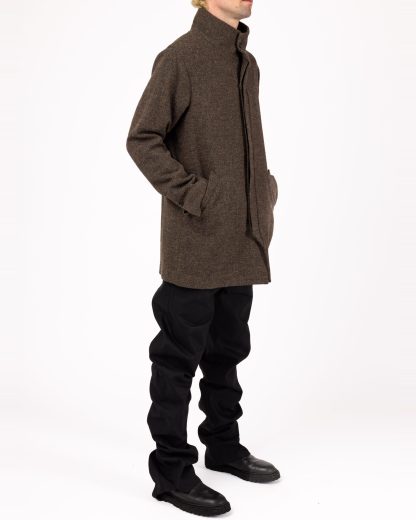 XARIS PROJECT XCTM01 JDC Medium Coat Men Herren Mantel wool tweed earthen hide m 6