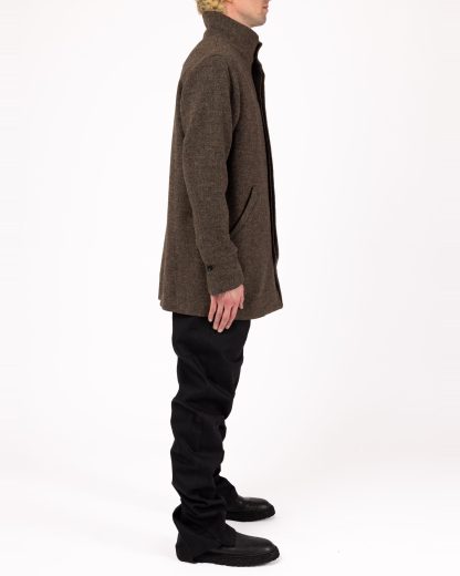 XARIS PROJECT XCTM01 JDC Medium Coat Men Herren Mantel wool tweed earthen hide m 7
