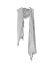 LABEL UNDER CONSTRUCTION 48YSC376M JAI1 BK Men Women Fringed Wrap Scarf Schal cashmere silk black hide m 2