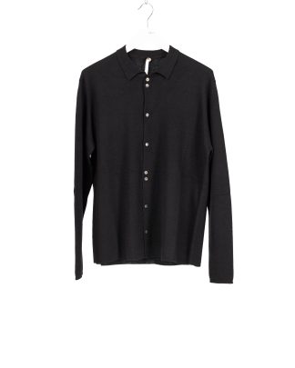 LABEL UNDER CONSTRUCTION 48YSH391 JAI1 BK Men Overshirt Sweater Herren Pulli Pullover cashmere silk black hide m 1
